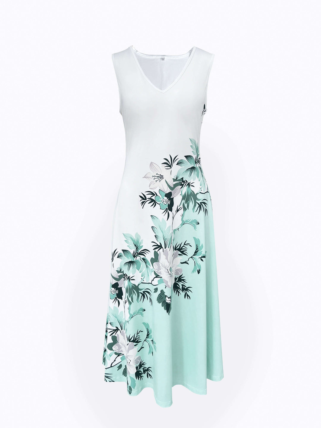 Summer Floral Two-Piece Dress, view 5 - Elena Harper