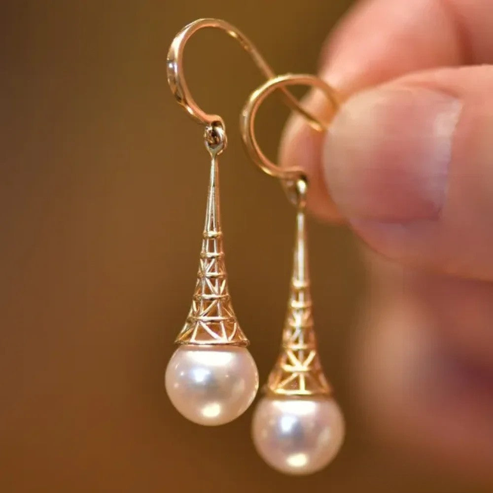 Margot™  |  Vintage Pearl Earrings