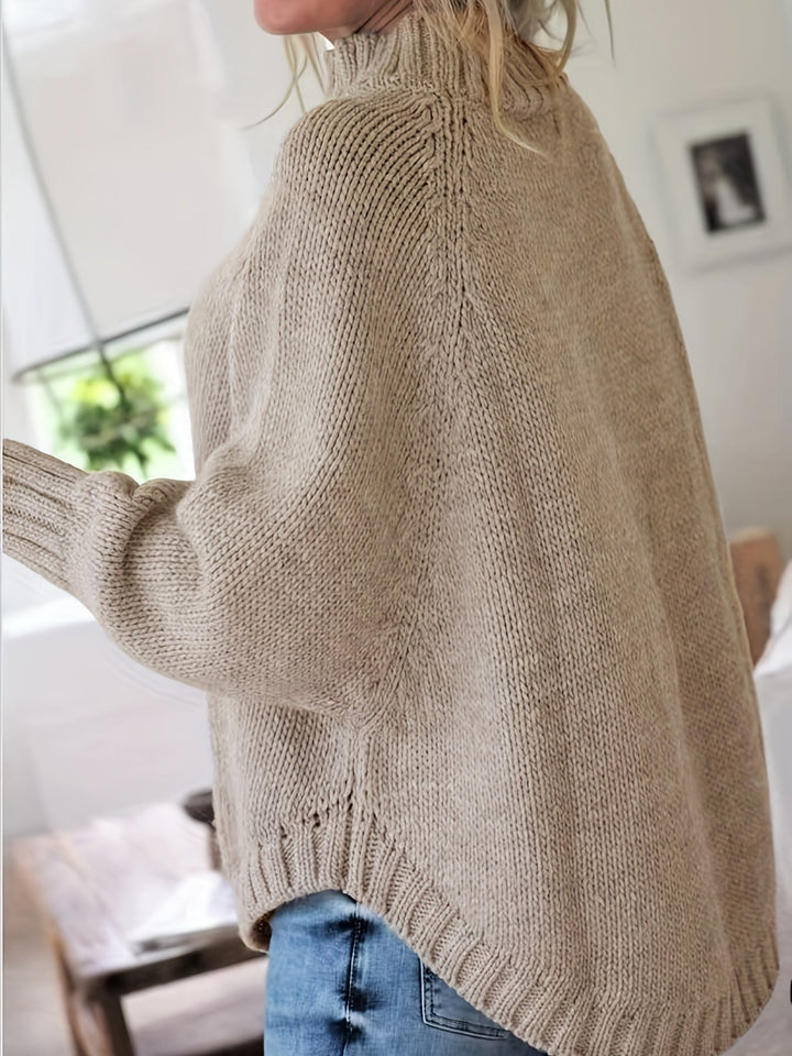 OLD HIGH-COLLARED SWEATER FOR WOMEN