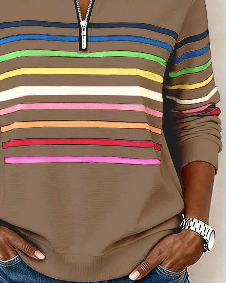 Cassie™ elegant sweatshirt by Emma & Rose Cape Town, featuring a stylish, comfortable design in soft fabric, shown in the image.