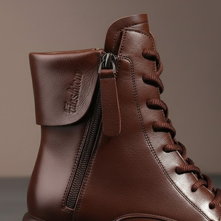 Mila | Vintage-Style Ankle Boots with Fleece Lining