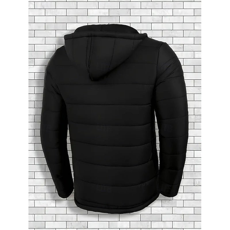 David | Lightweight Quilted Men's Puffer Jacket with Hood