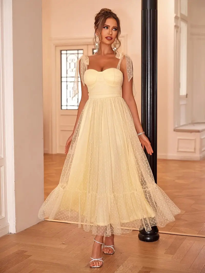 Carmen Elegant Knit Dress, view 5 - Elena Harper