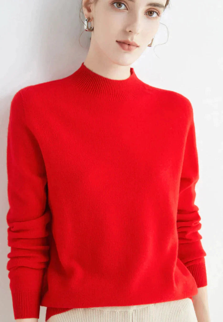 Clara Soft and Elegant Women's Cashmere Sweater, view 5 - Elena Harper
