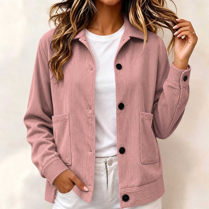 Women's Casual Blazer with Lapels - Simple and Polished