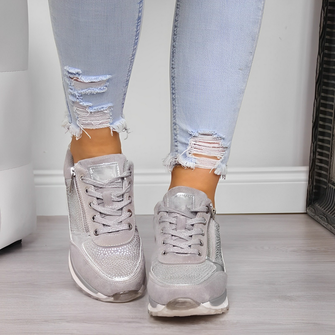 Pro Shoes Zip Sneakers, view 4 - Elena Harper