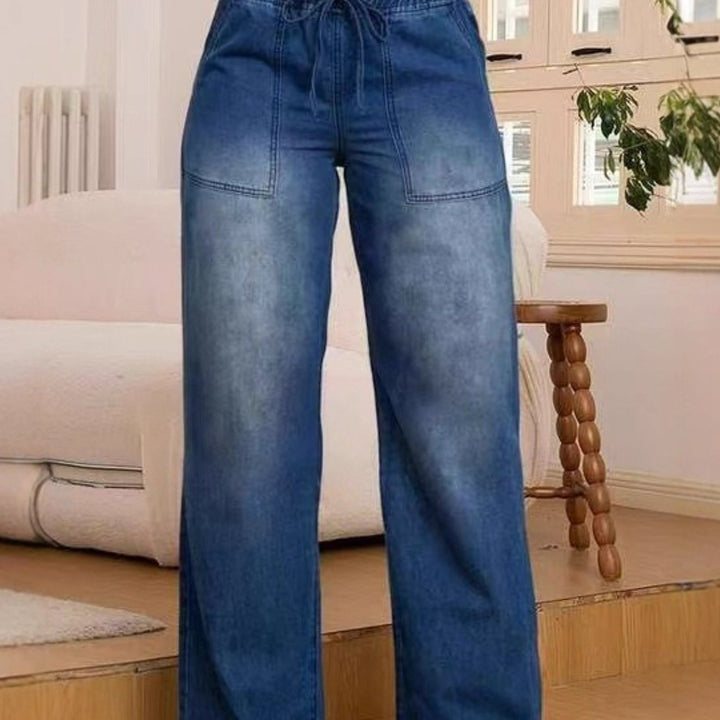 Sabrina Relaxed Wide-Leg Jeans, view 5 - Elena Harper