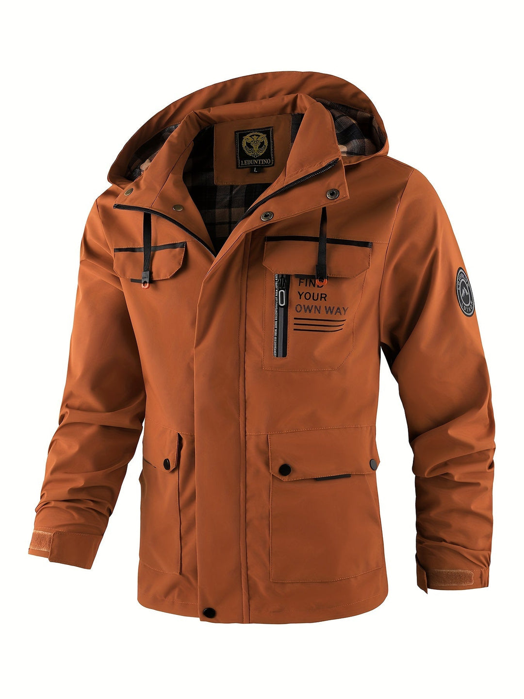 LAURENT MONACO | HOODED JACKET WITH ZIPPER FOR MEN