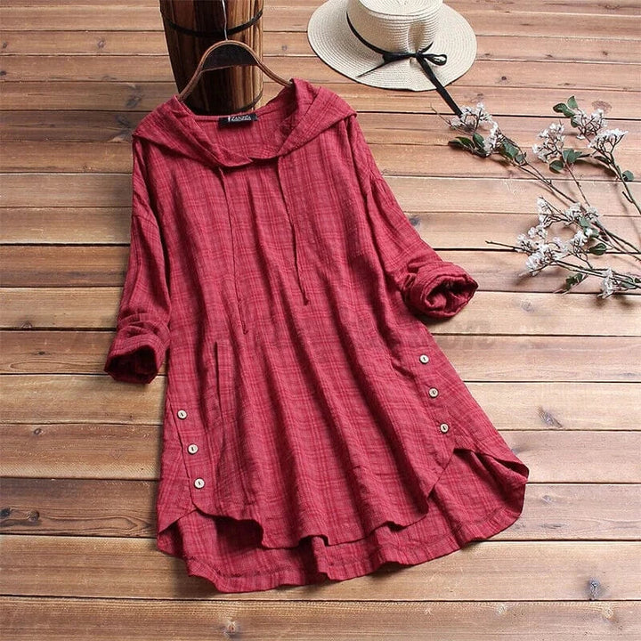 Women's Boho Chic Tunic Hoodie for Effortless Comfort