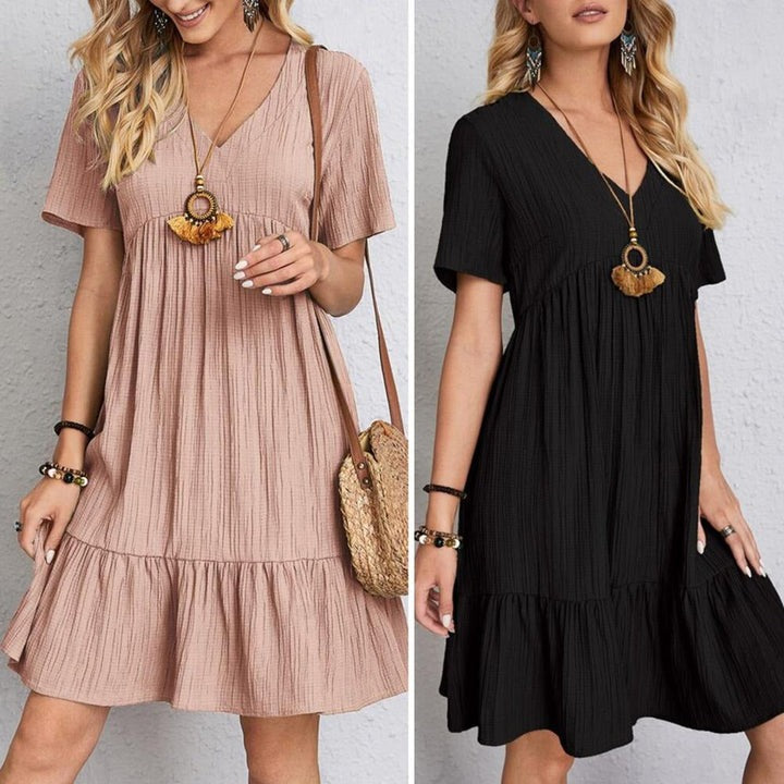 Aisha™ - Elegant Belly-Covering Dress