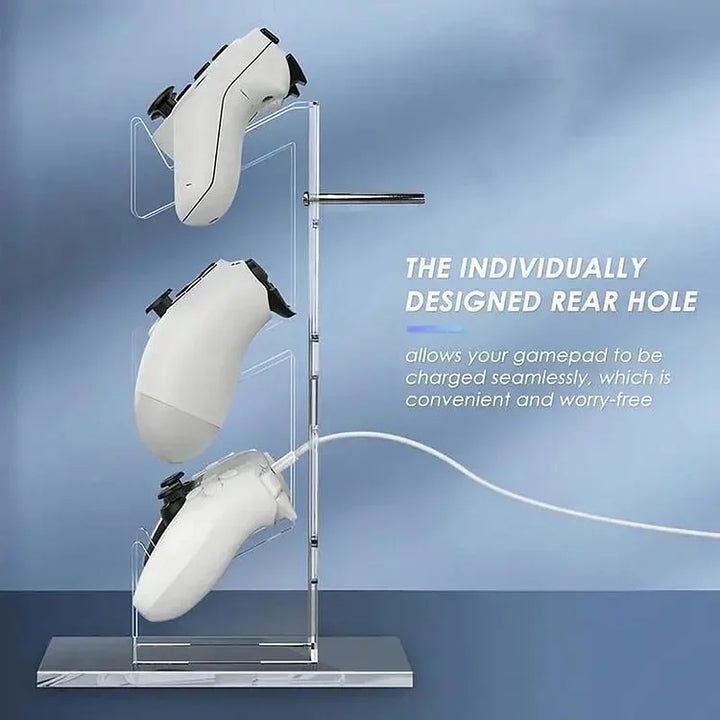 GameSeat™ – 3-Tier Gaming Controller Stand and Headset Holder