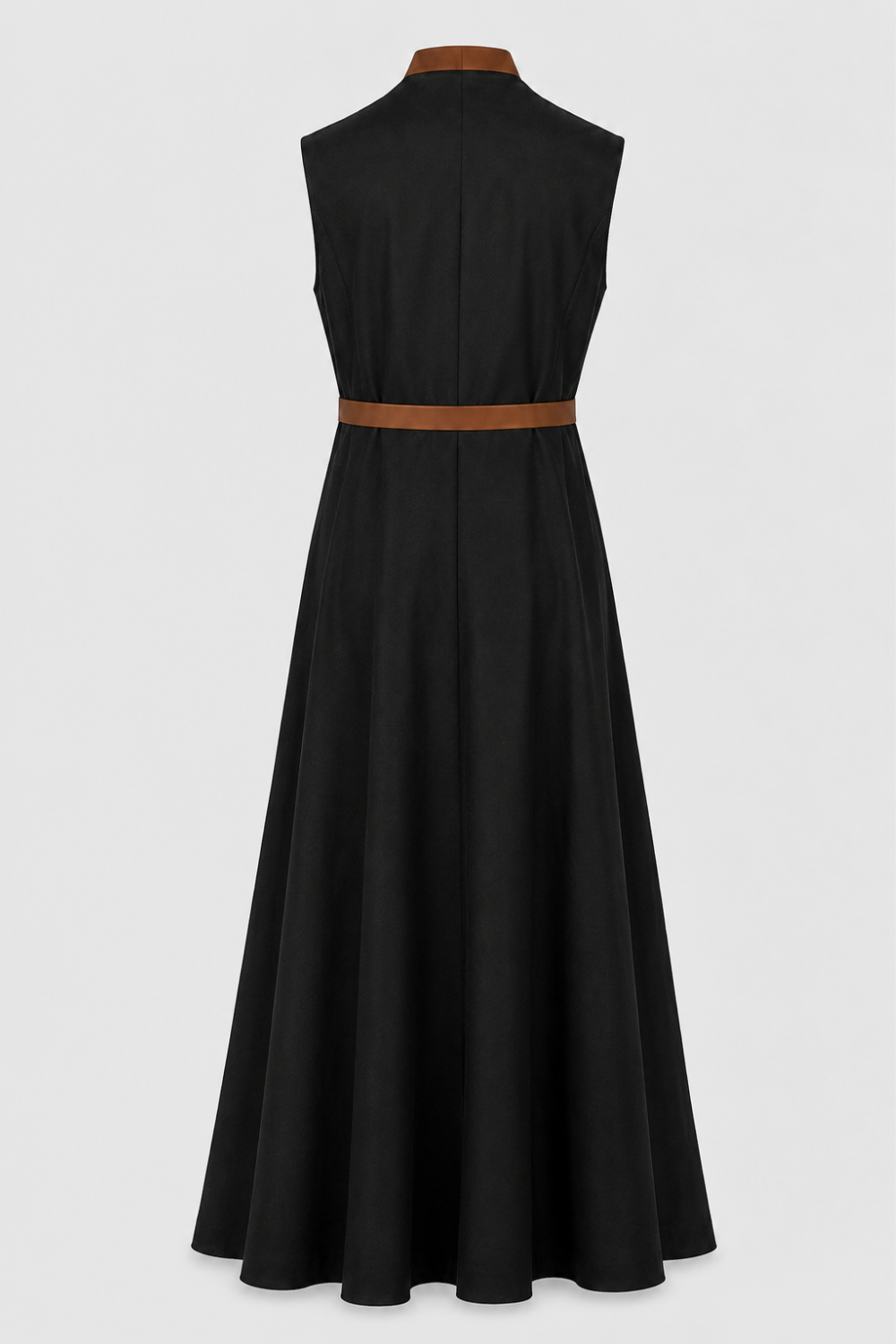 Women's Maxi Dress Contrast | Sleeveless