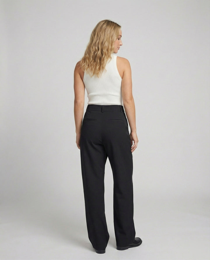 Asymmetrical Wide Leg Pants Avélisse, view 4 - Elena Harper