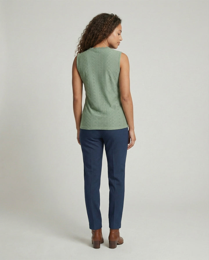 Women's Cotton Top with Embroidery EB