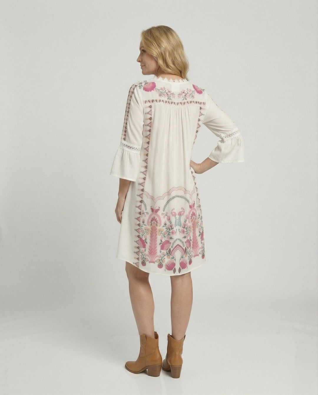 Boho Floral Dress for Women A-Line