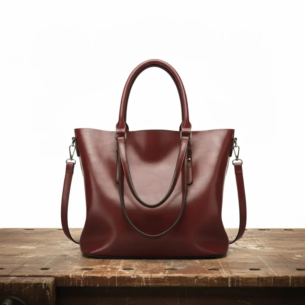 Sophia Vintage Shoulder Bag, view 4 - Elena Harper