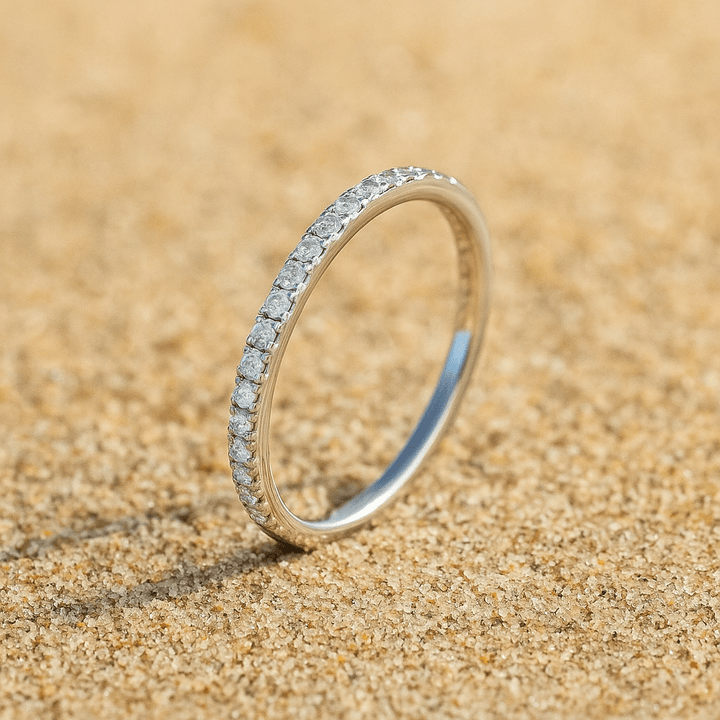 Adoration Ring – 925 Silver and Delicate Set Sparkle