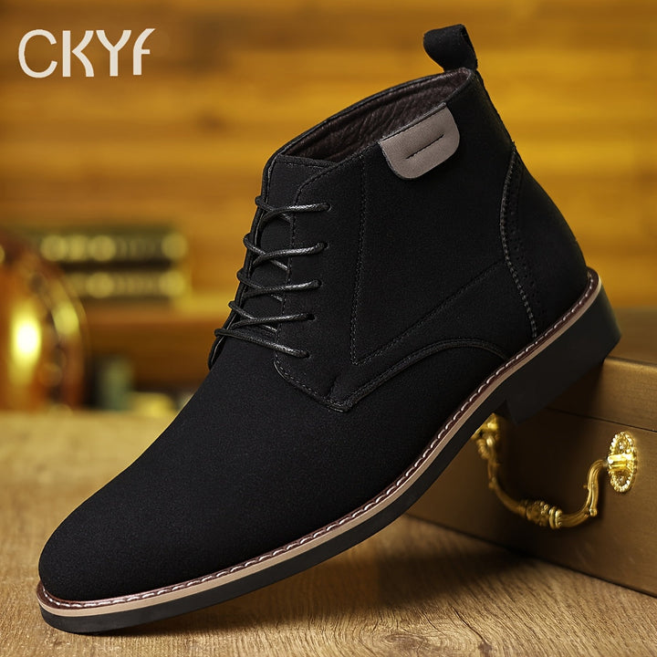 Baldomar Men's Ankle Boots Lace-Up Boots, view 3 - Elena Harper