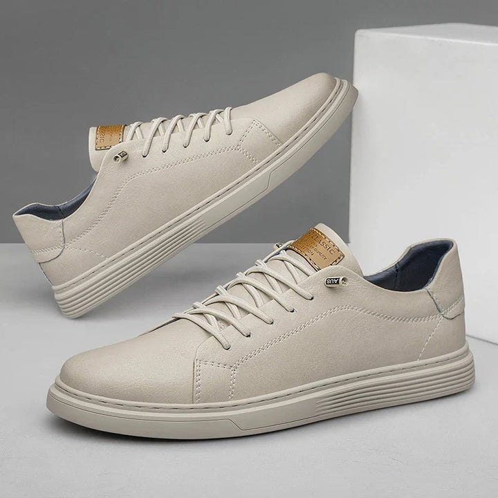 Men's Minimalist Lace-Up Sneakers - Elena Harper