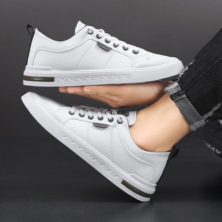 Bicolored Men's Sneakers with Laces