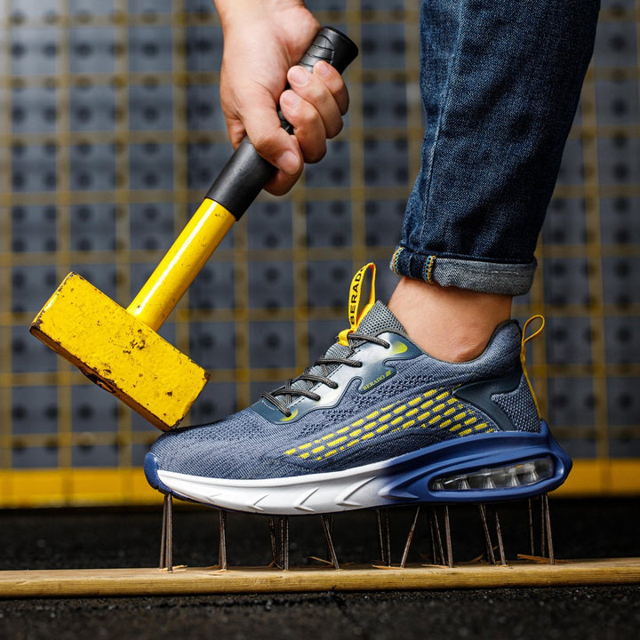 Men's Mesh Sneakers with Thick Sole