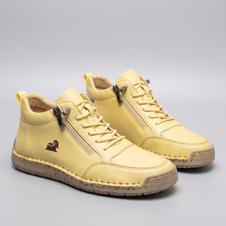 Men's High-Top Sneakers with Zipper Closure