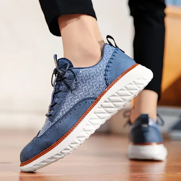 Men's Perforated Sneakers - Elena Harper
