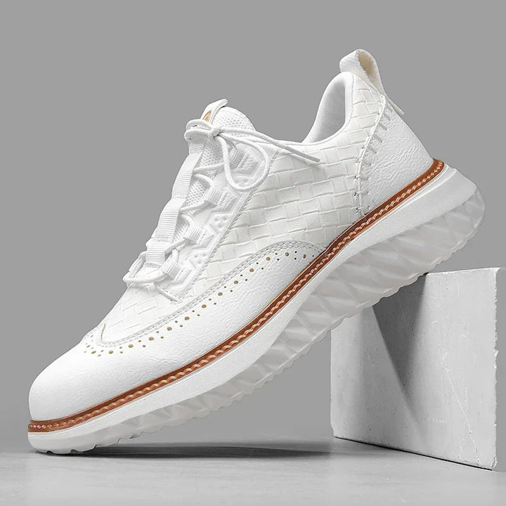 Men's Perforated Sneakers - Elena Harper