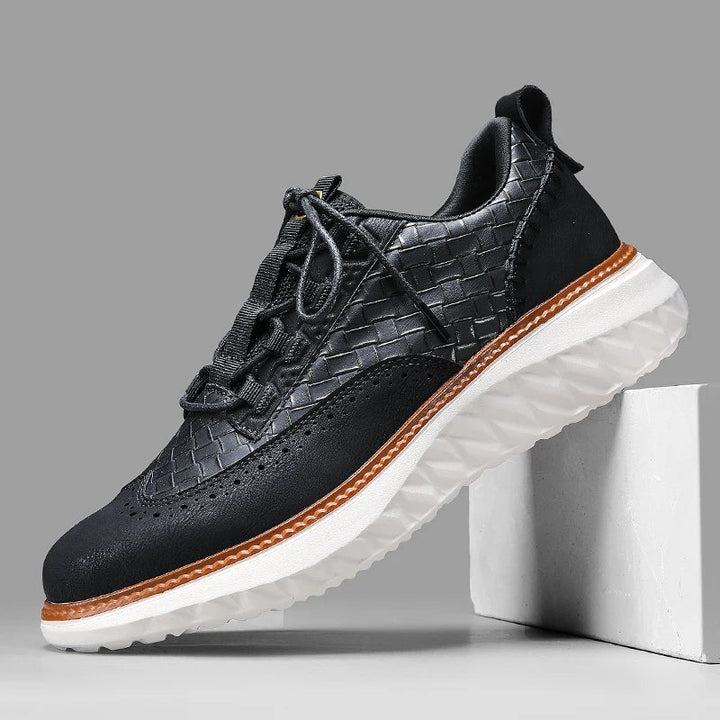 Men's Perforated Sneakers - Elena Harper