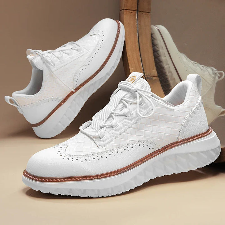 Men's Perforated Sneakers - Elena Harper