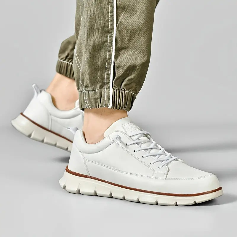 Men's Sneakers with Grooved Sole