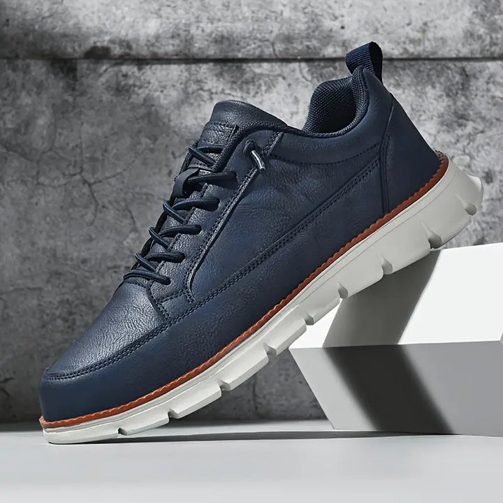 Men's Sneakers with Grooved Sole