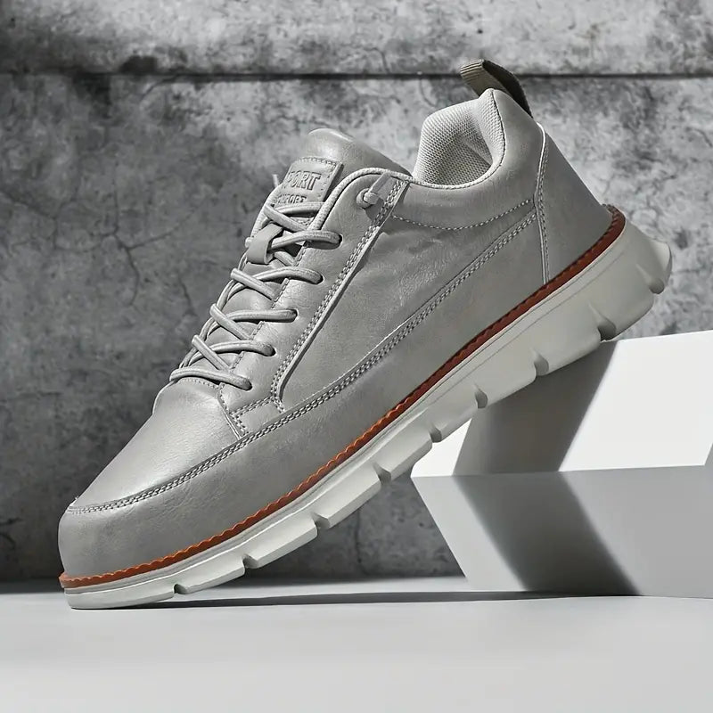Men's Sneakers with Grooved Sole