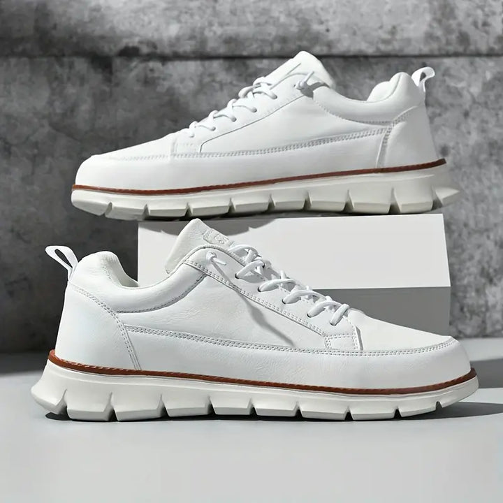 Men's Sneakers with Grooved Sole