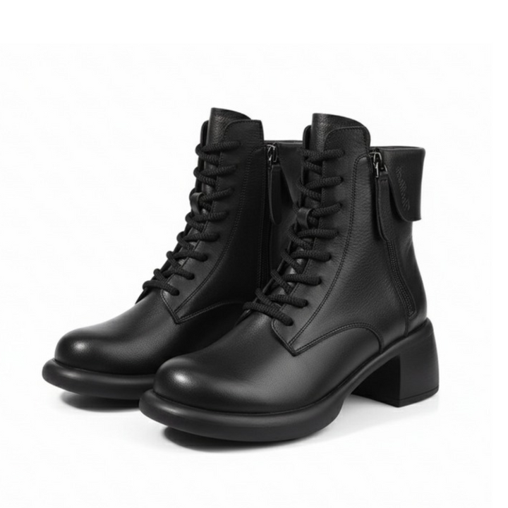 Mila | Vintage-Style Ankle Boots with Fleece Lining