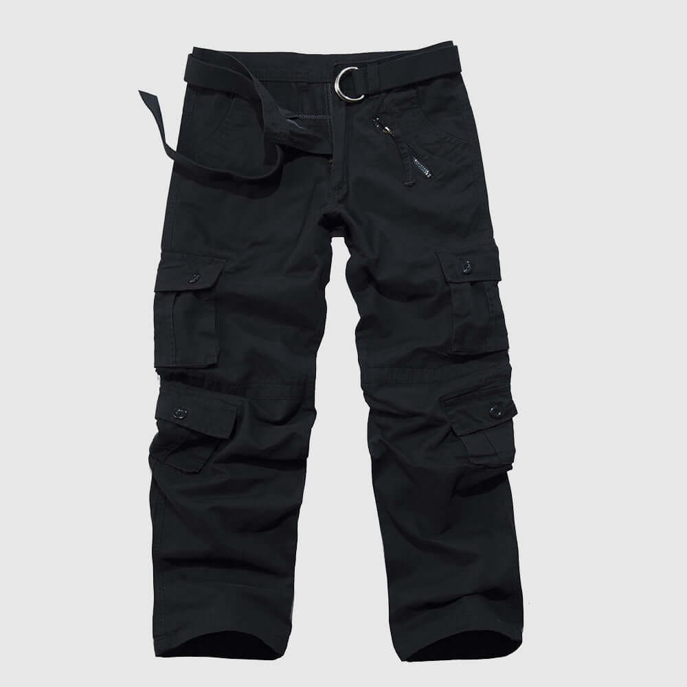 Men's Slim Fit Smart Trousers, view 3 - Elena Harper