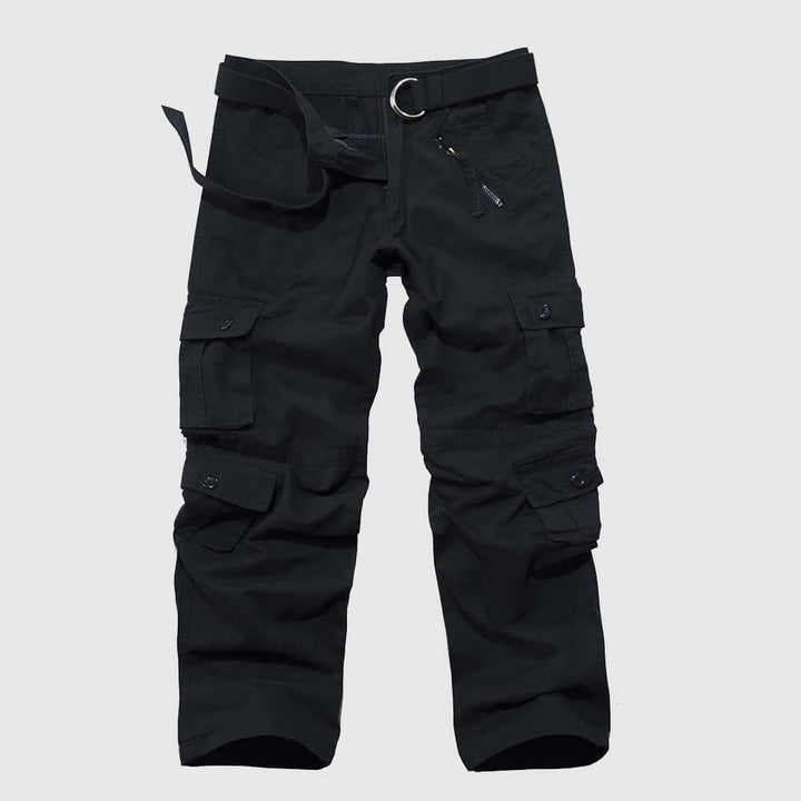 Men's Slim Fit Smart Trousers, view 3 - Elena Harper