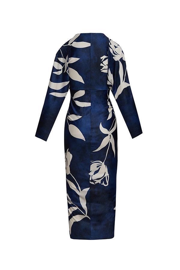 Eva | Midi Dolman Dress with Unique Print Sun Escape