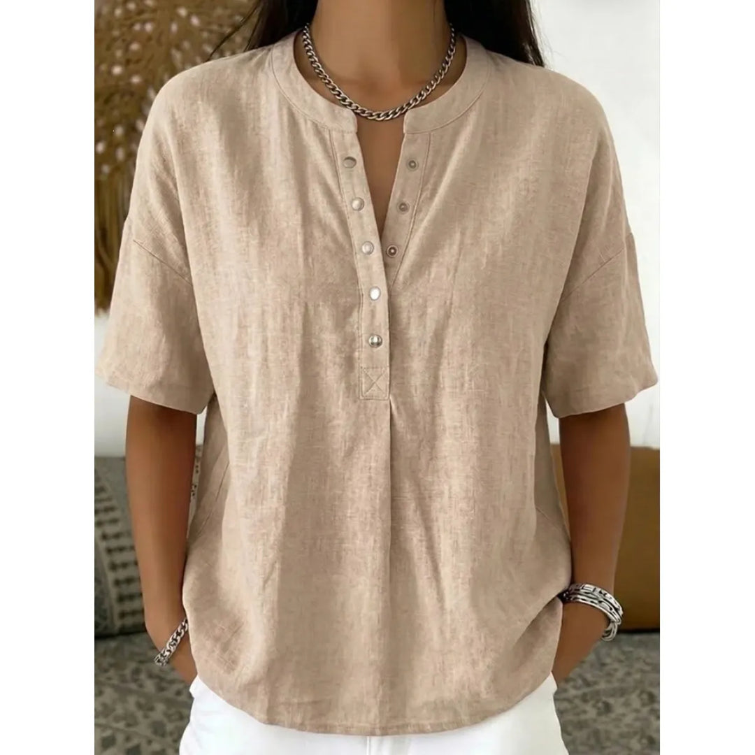 Mies™ | Airy Linen Summer Blouse