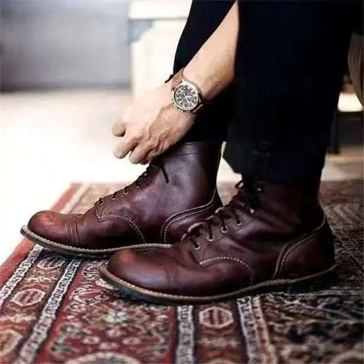 Tristan | Classic Cap-Toe Men's Boots with Comfortable Foot Support