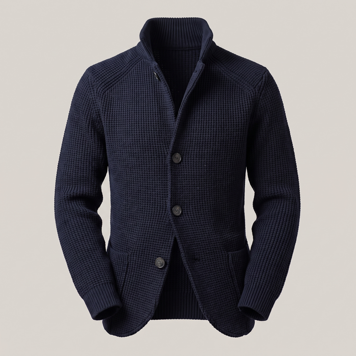 Felix Elegant and Versatile Knit Cardigan for Men, view 7 - Elena Harper