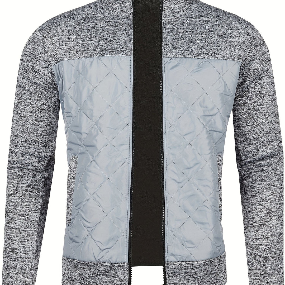 LAURENT MONACO | HIGH COLLAR ZIPPER JACKET FOR MEN