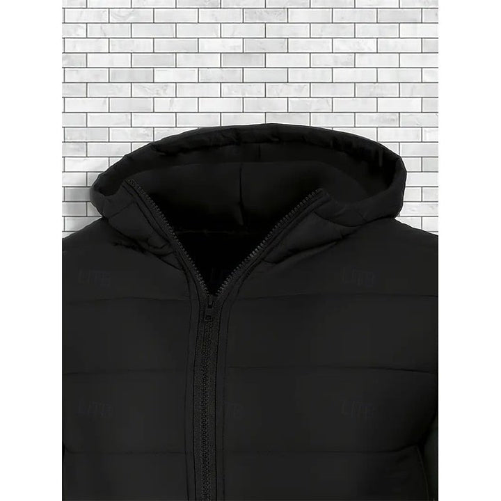 David | Lightweight Quilted Men's Puffer Jacket with Hood