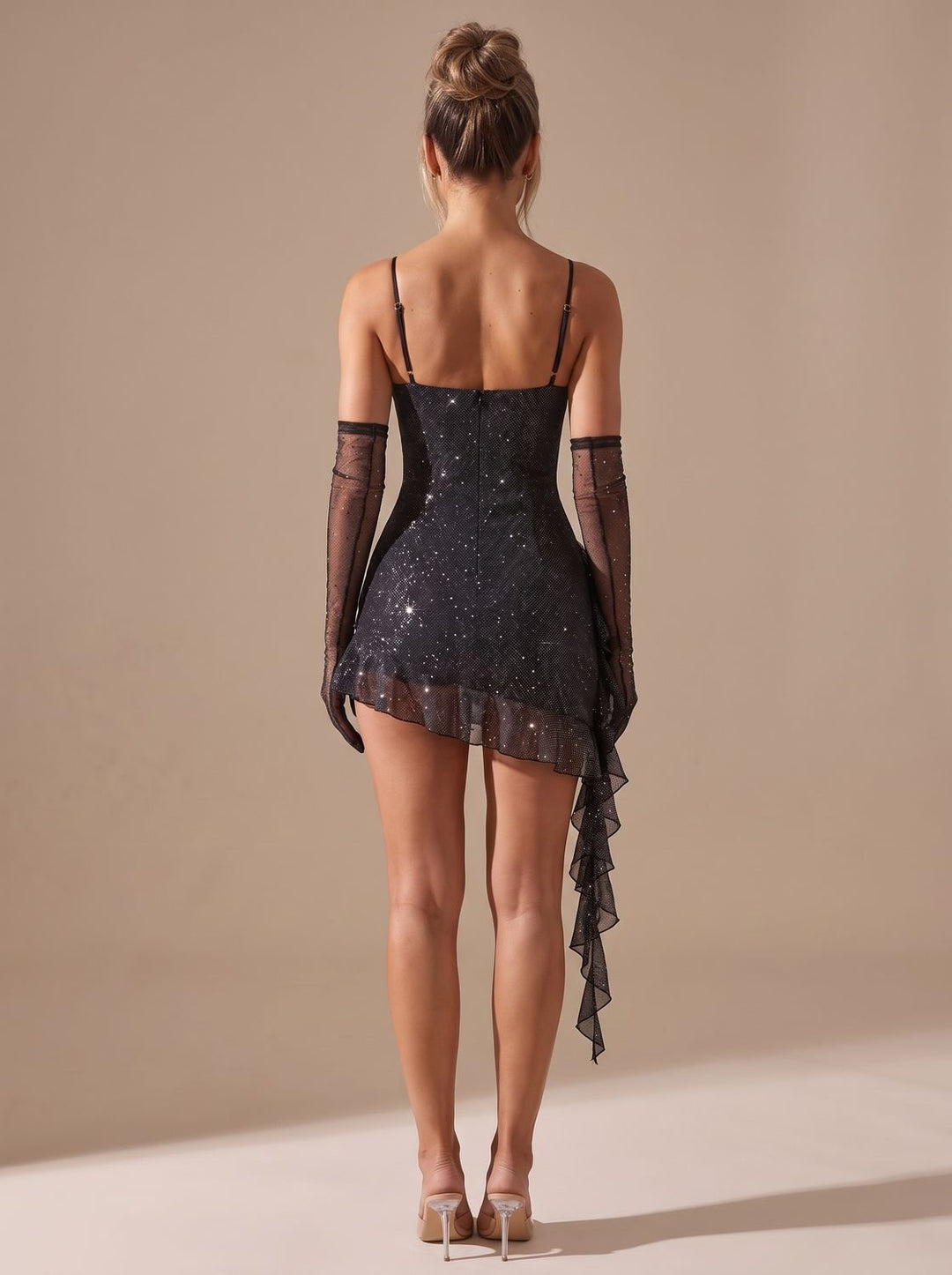 Lena | Festive and Playful Christmas Party Mini Dress