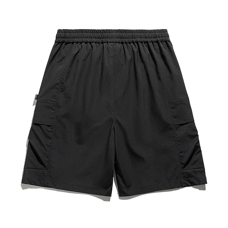 Men's Spring Cargo Shorts with Drawstring Waist, view 4 - Elena Harper