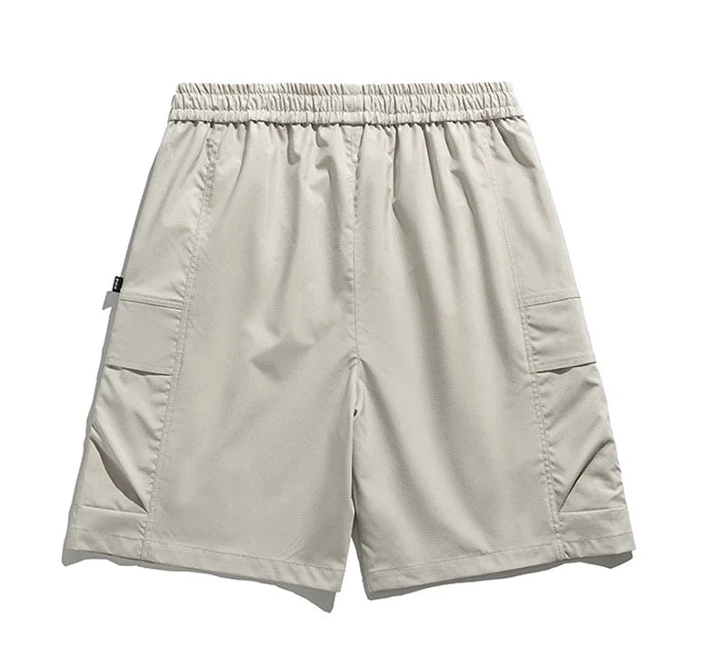 Men's Spring Cargo Shorts with Drawstring Waist, view 6 - Elena Harper