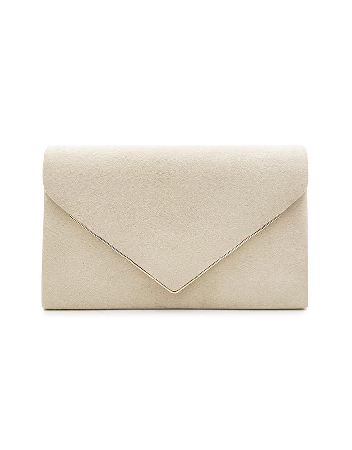 Secret Suede-style Velvet Envelope Handbag - Elena Harper