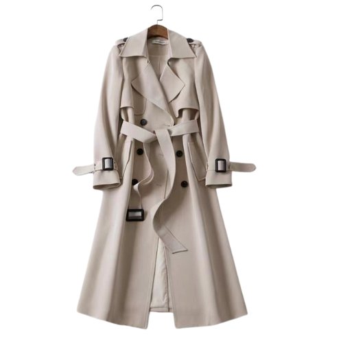 Bella - Coat with Double Button Closure