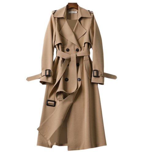 Bella - Coat with Double Button Closure