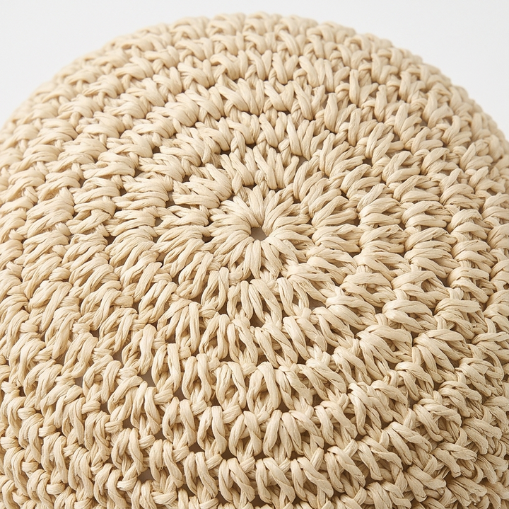 Bellabrim Woven straw hat with bow detail - Elena Harper